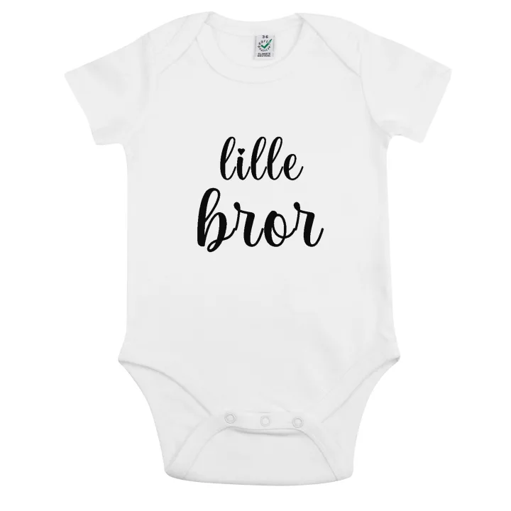 LilleBror babybody i ekologisk bomull